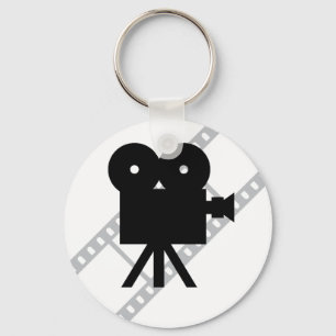 Porte-clés hollywood movie cine camera film