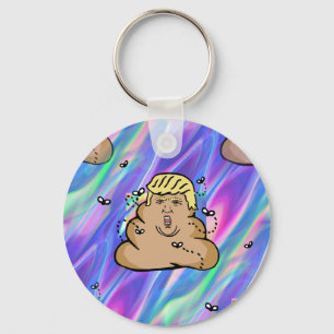 Porte-clés hologramme décharge trump