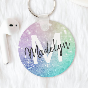 Porte-clés Holographe de Parties scintillant glamour assez pe