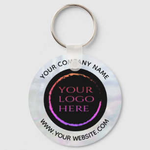 Porte-clés Holographic custom company logo