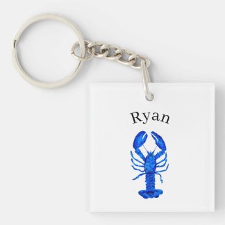 Porte-clés Homard Bleu