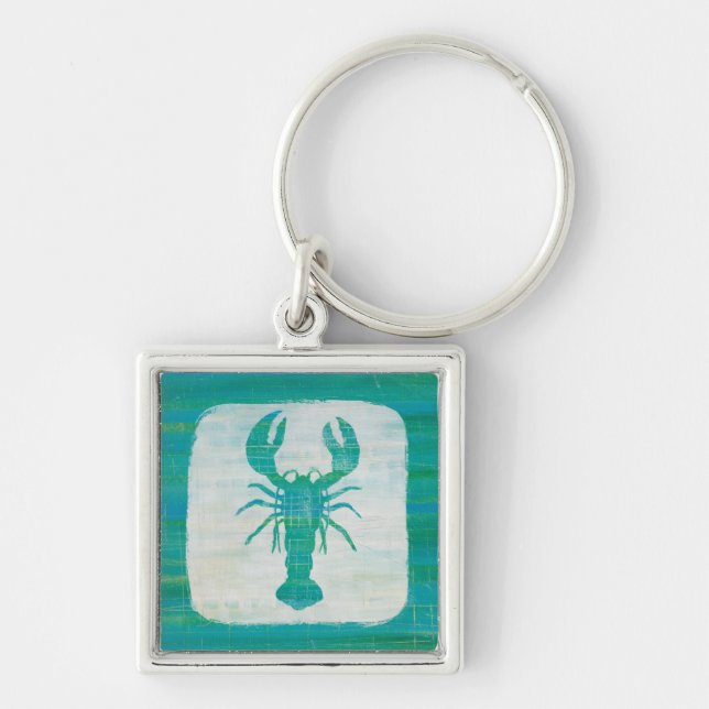 Porte-clés Homard côtier d'Aqua de l'art | (Devant)