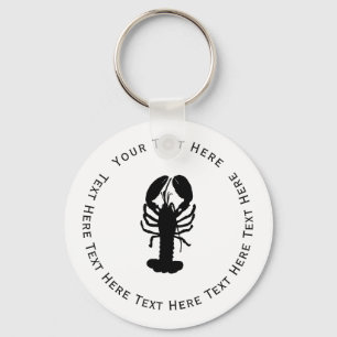 Porte-clés Homard noir