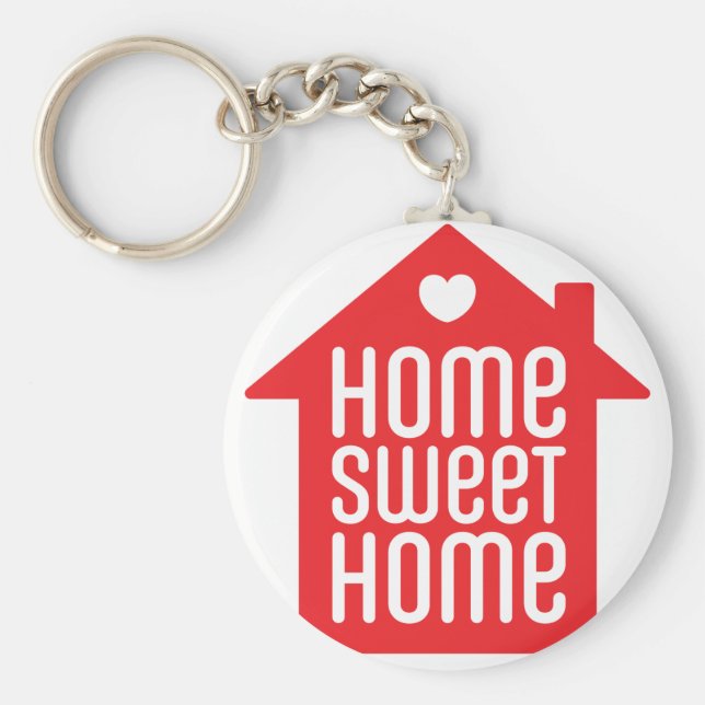 Porte-clés Home sweet home ♥ (Devant)