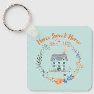 Porte-clés Home Sweet Home Immobilier Chic Maison moderne