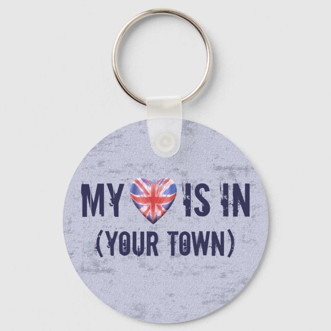 Porte-clés Home Town Heart (Recto)