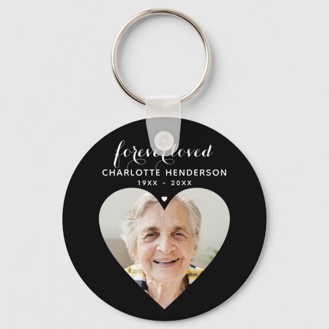 Porte-clés Hommage commémoratif à 'Forever Loved' (Recto)