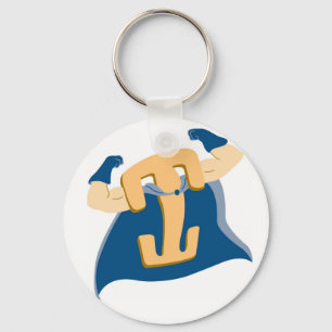 Porte-clés Homme d'agrafe de verrouillage