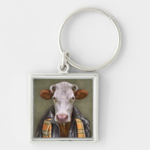 Porte-clés Homme de vache