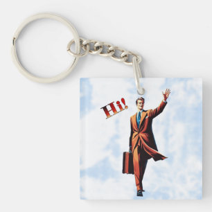 Porte-clés Homme de voyage