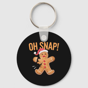 Porte-clés Homme en pain d'épices Oh Snap Noël