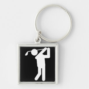 Porte-clés Homme Golfeur - Homme de golf