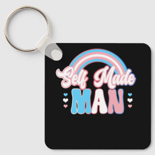 Porte-clés Homme libre Gay Trans Fide Drapeau Transgenre Funn