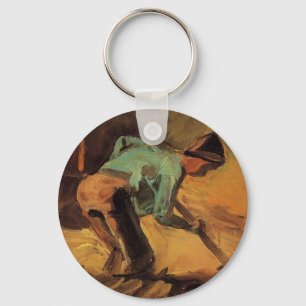 Porte-clés Homme penché avec canne, Bêche de Vincent van Gogh