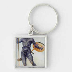 Porte-clés Homme Pictish tenant un bouclier