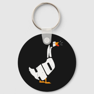 Porte-clés Honk Goose Typographie détenue