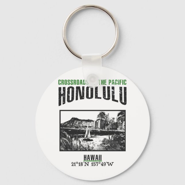 Porte-clés Honolulu (Recto)
