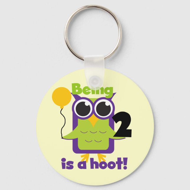 Porte-clés Hoot Owl 2e anniversaire T-shirts et cadeaux (Recto)