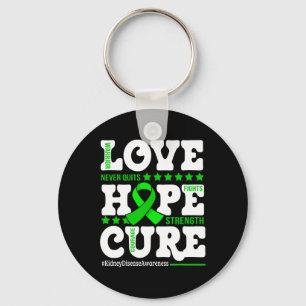 Porte-clés Hope Cure Warrier Kidney Disease Awareness Support