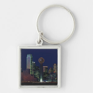 Porte-clés Horizon de Dallas la nuit