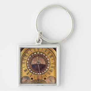 Porte-clés Horloge astronomique faite pour le dauphin grand