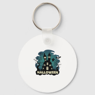 Porte-clés Horloge fantôme de chauves-souris de la maison han
