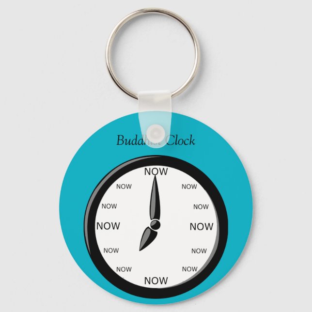 Porte-clés Horloge - Horloge bouddhiste (Recto)