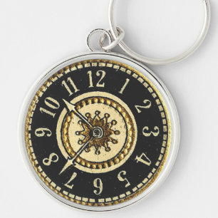 Porte-clés Horloge vintage
