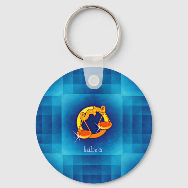 Porte-clés horoscope de libra (Recto)