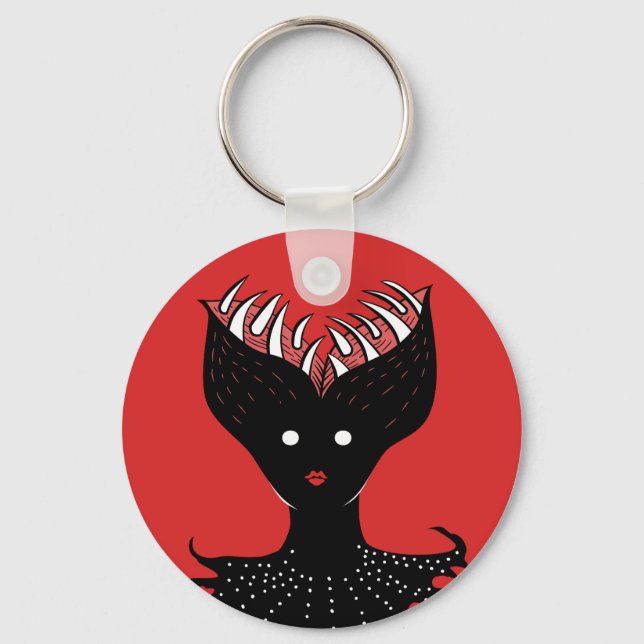 Porte-clés Horreur Art Déplaisant Demon Monster (Recto)