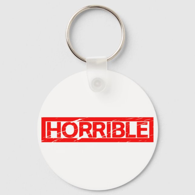 Porte-clés Horrible Timbre (Recto)