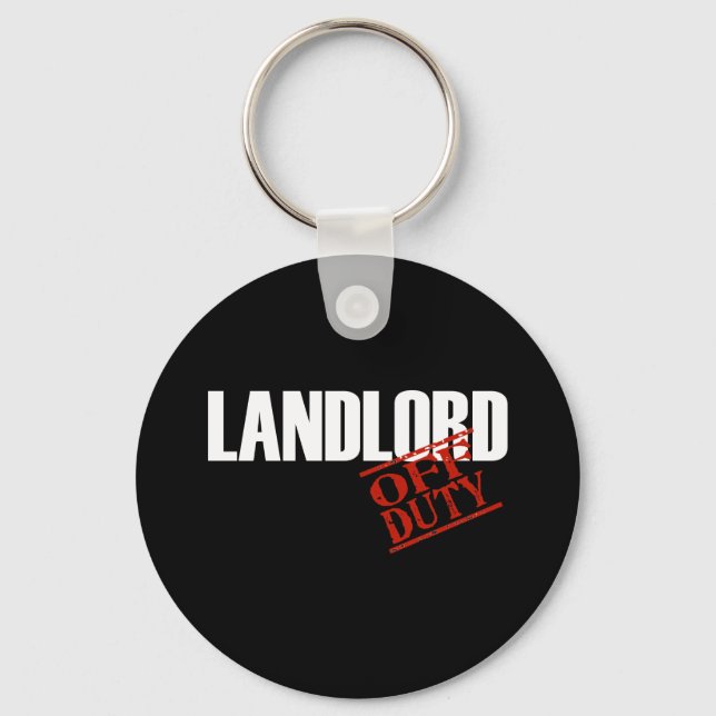 PORTE-CLÉS HORS SERVICE LANDLORD DARK (Recto)