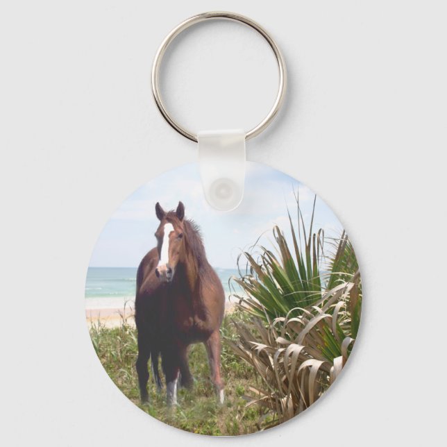 Porte-clés Horse Porte - clé Beach (Recto)