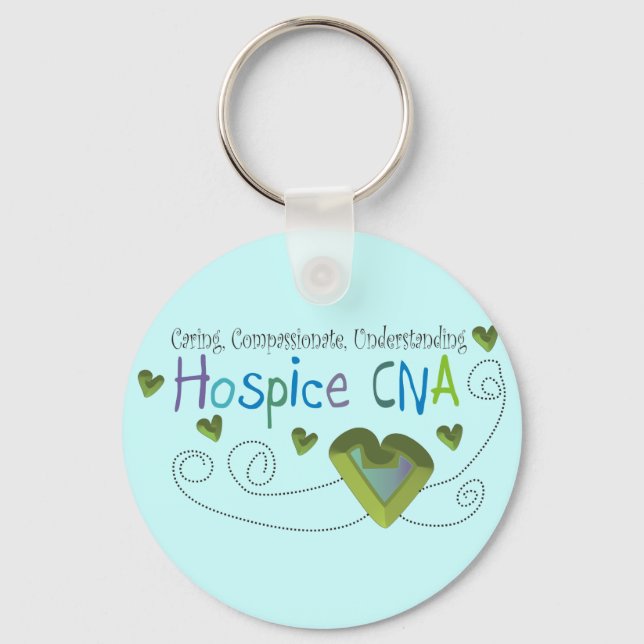 Porte-clés Hospice CNA Green Hearts (Recto)