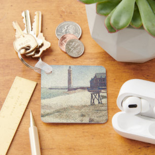 Porte-clés Hospice et phare, Honfleur de Georges Seurat