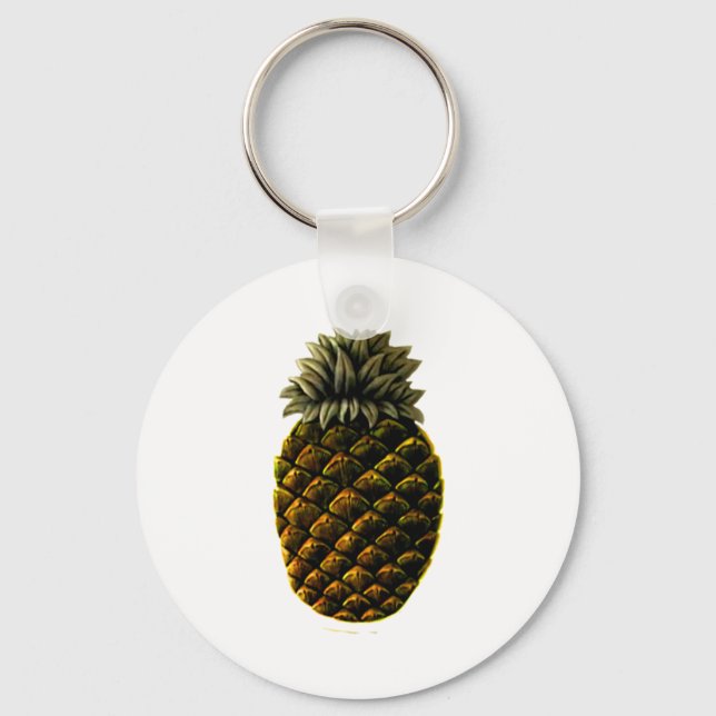 Porte-clés Hospitality Ananas 4 jaune Gibney Le MUSÉE (Recto)