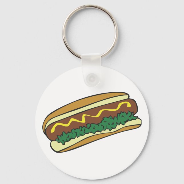Porte-clés Hot dog (Recto)