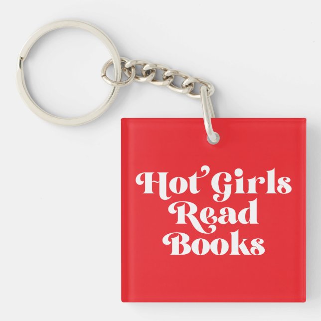 Porte-clés Hot Girls Lire des livres (Devant)