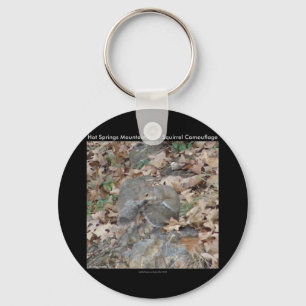 Porte-clés Hot Springs Mountain, AR Squirrel Cadeaux Camoufla