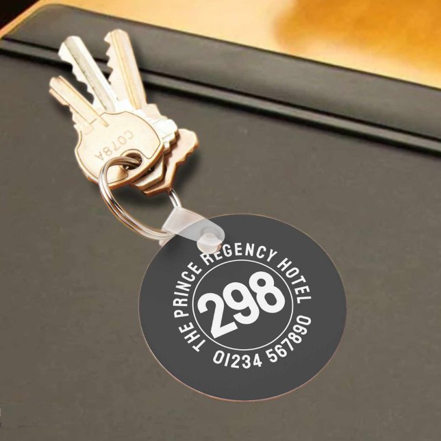 Porte-clés Hotel Room Key Fob avec numéro de chambre (Créateur téléchargé)