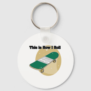 Porte-clés How I Roll (Skateboard)