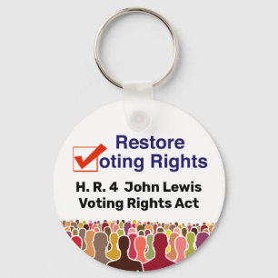 Porte-clés HR4 John Lewis Loi sur les droits de vote