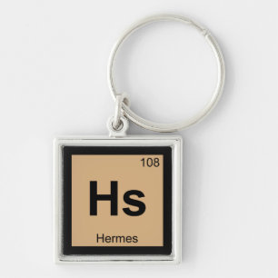 Porte-clés Hs - Hermes God Chemistry Periodic Table Symbol
