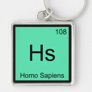 Porte-clés Hs - Homo Sapiens Chimie Élément Symbole T-shirt