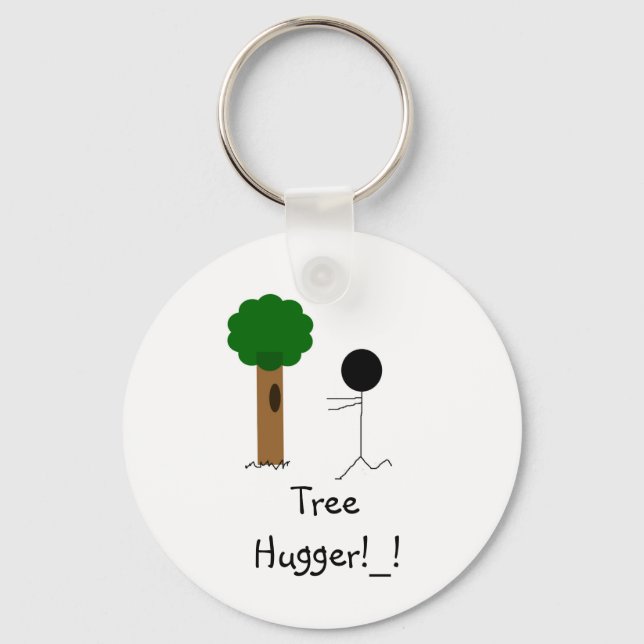 Porte-clés Hugger d'arbre, Hugger d'arbre ! ! (Recto)