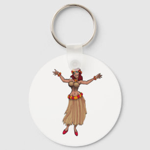 Porte-clés Hula Girl Porte - clé