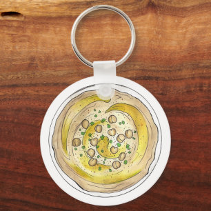 Porte-clés Hummus Houmous Méditerranée Moyen-Orient