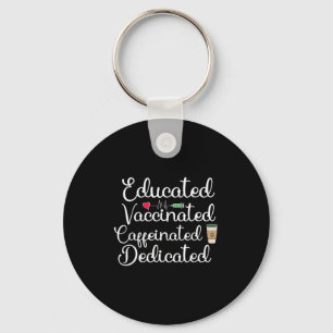 Porte-clés Humour amusant vacciné Graphic Joke Citation Nurse