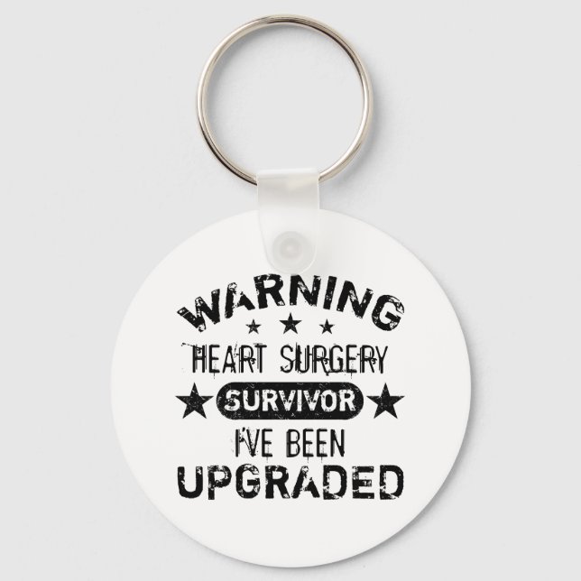 Porte-clés Humour de chirurgie cardiaque amélioré (Recto)