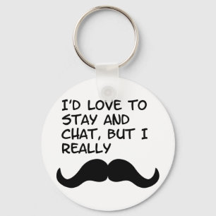 Porte-clés Humour de moustache